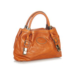 Chloe Victoria Leather Satchel (SHG-23781)