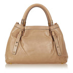 Chloe Victoria Leather Satchel (SHG-26623)