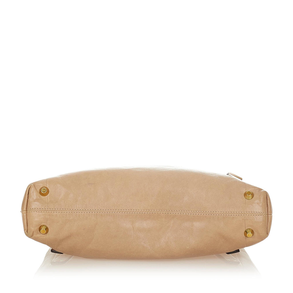 Chloe Victoria Leather Satchel (SHG-26623)