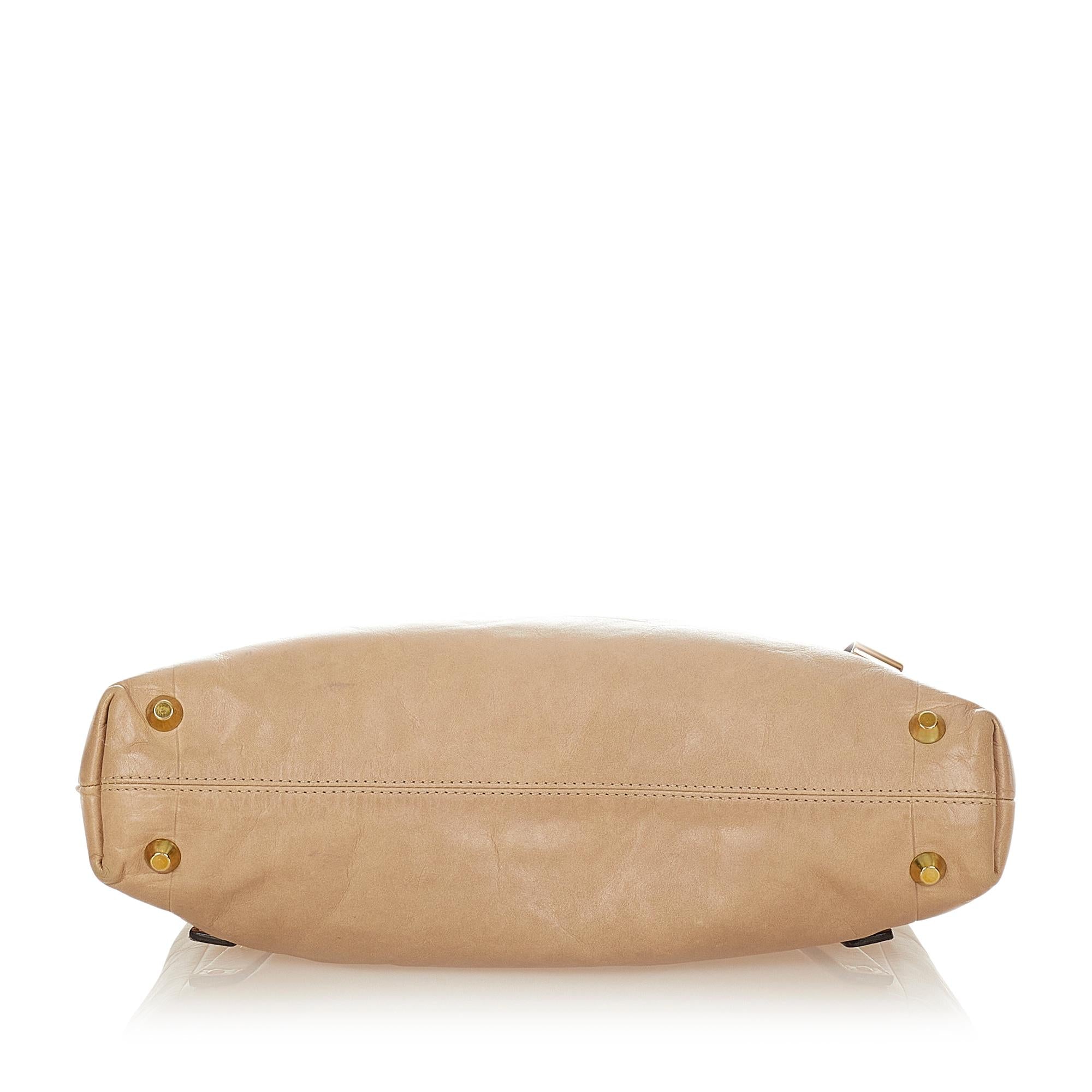 Chloe Victoria Leather Satchel (SHG-26623)