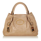Chloe Victoria Leather Satchel (SHG-26623)