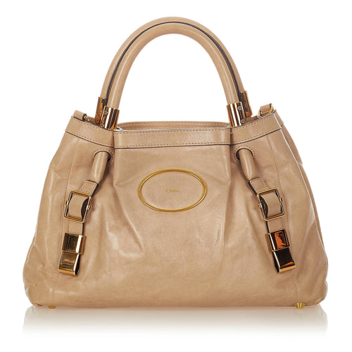 Chloe Victoria Leather Satchel (SHG-26623)