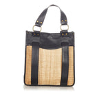 Chloe Woven Straw Shoulder Bag (SHG-23251)
