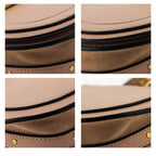 Chloe Biscotti Beige Calfskin & Suede Small Nile Bracelet Bag