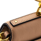 Chloe Biscotti Beige Calfskin & Suede Small Nile Bracelet Bag