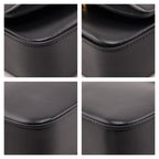 Chloe Black Calfskin Suede Mini C Crossbody Bag