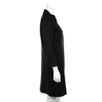 Chloe Black Linen Car Coat Size L | US 10 | FR 42