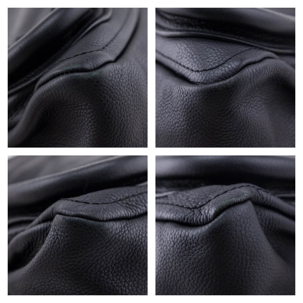 Chloe Black Pebbled Leather Medium Paraty