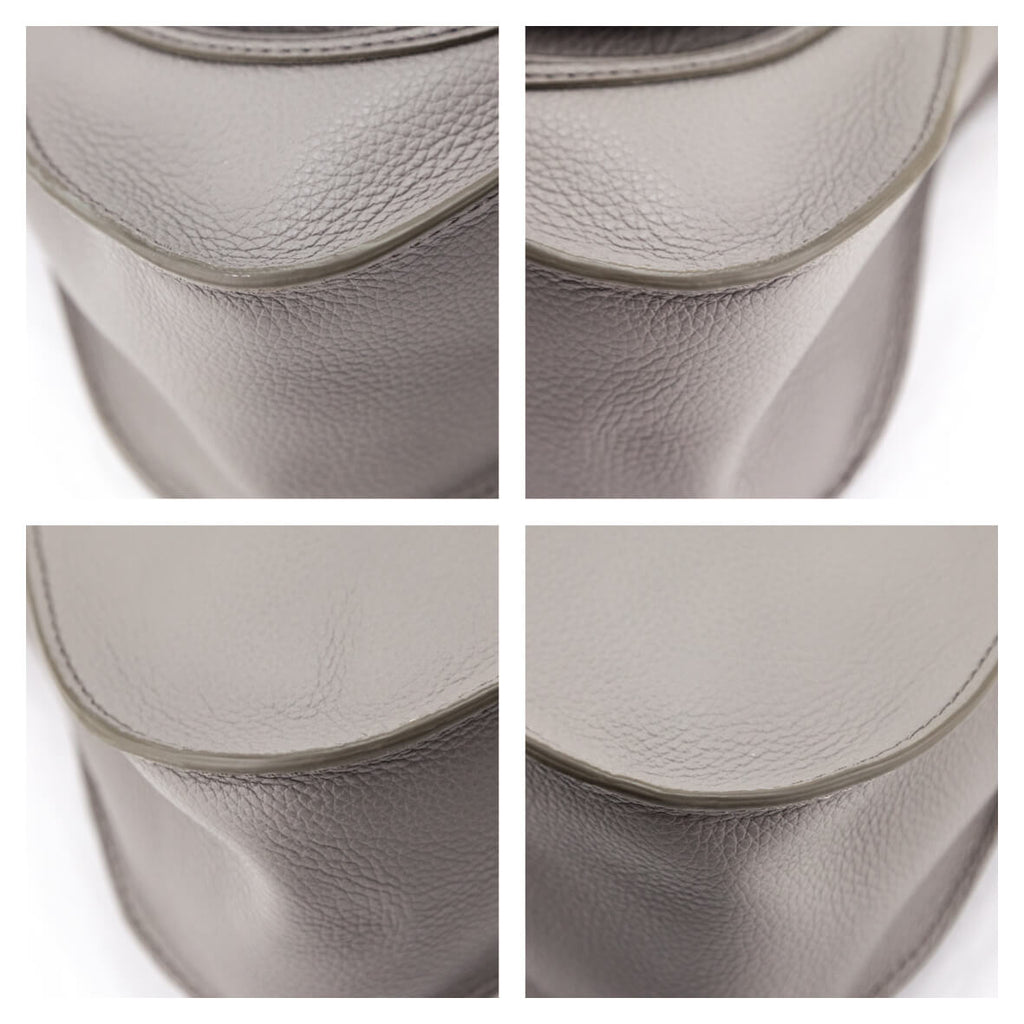 Chloe Cashmere Grey Calfskin Small Marcie Satchel