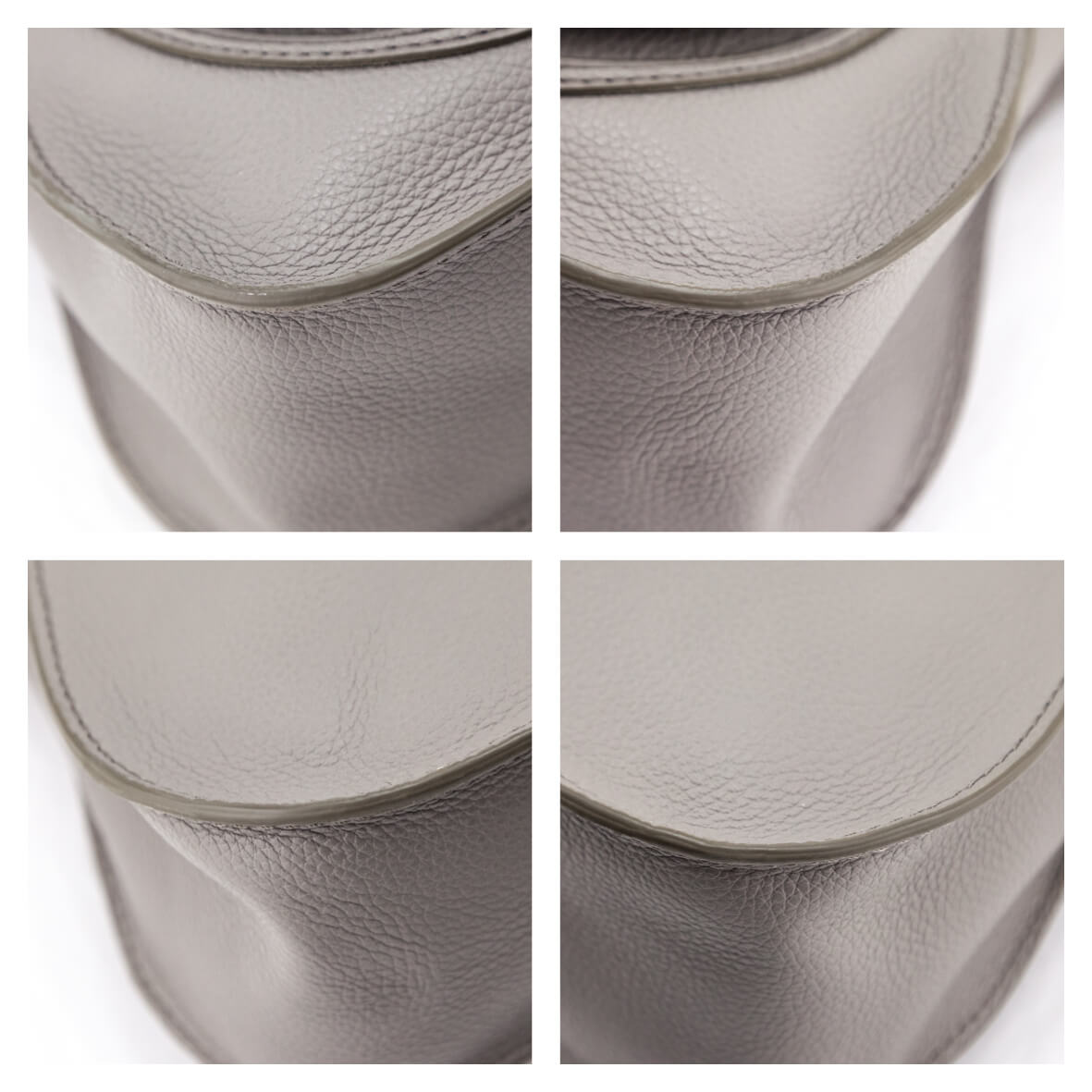 Chloe Cashmere Grey Calfskin Small Marcie Satchel