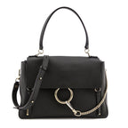Chloe Deep Forest Calfskin Medium Faye Day Shoulder Bag
