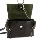 Chloe Deep Forest Calfskin Medium Faye Day Shoulder Bag