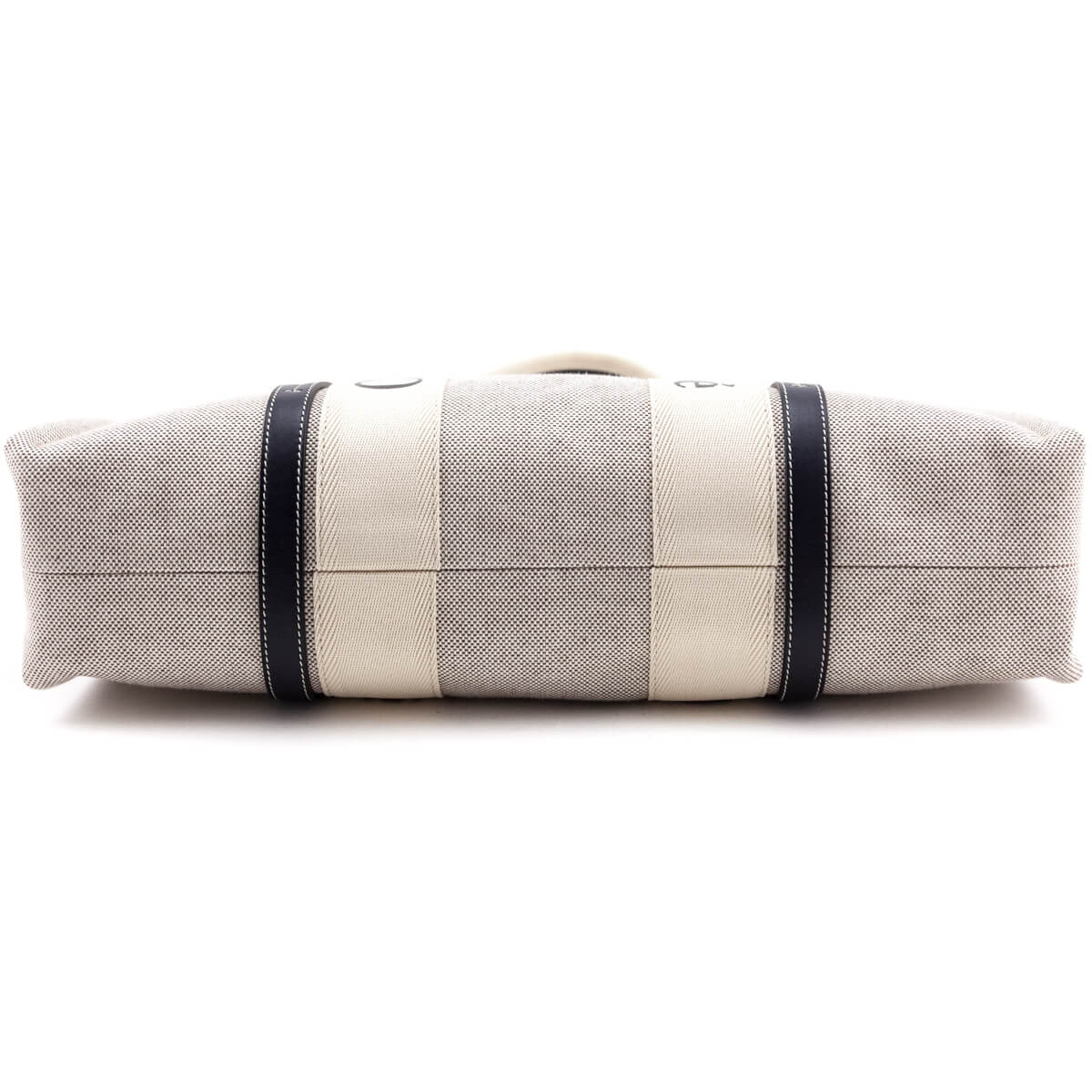 Chloe Linen Canvas & Calfskin Large Woody Tote