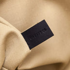 Chloe Linen Canvas & Calfskin Large Woody Tote