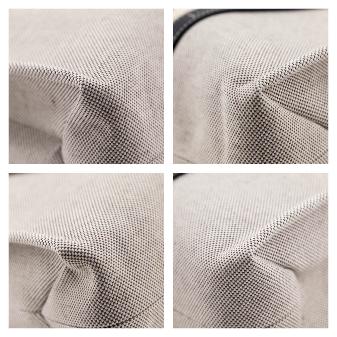 Chloe Linen Canvas & Calfskin Large Woody Tote