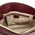Chloe Plum Leather & Suede Medium Roy Shoulder Bag