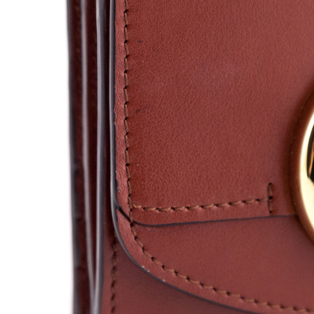 Chloe Sepia Brown Calfskin C Wallet