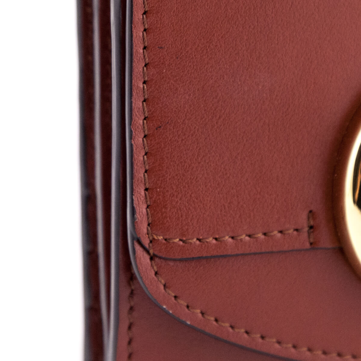 Chloe Sepia Brown Calfskin C Wallet