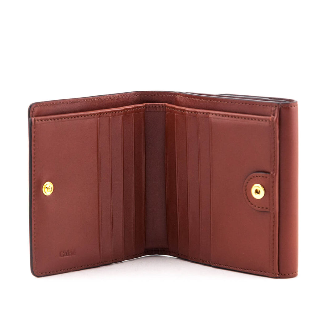 Chloe Sepia Brown Calfskin C Wallet
