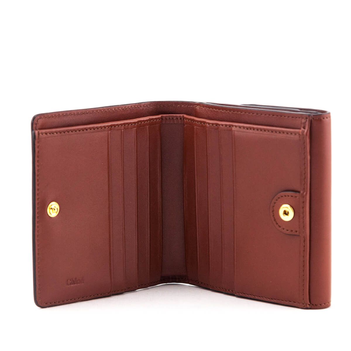 Chloe Sepia Brown Calfskin C Wallet