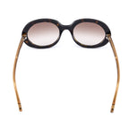 Chloe Tortoise Oversized Round Sunglasses