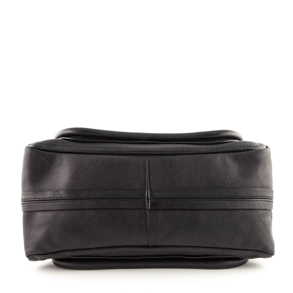 Chloe Black Pebbled Leather Medium Paraty