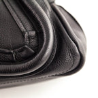 Chloe Black Pebbled Leather Medium Paraty