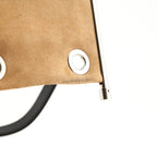 Chloe Blushy Pink Two-Tone Suede & Leather Roy Convertible Shoulder Bag
