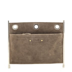 Chloe Blushy Pink Two-Tone Suede & Leather Roy Convertible Shoulder Bag