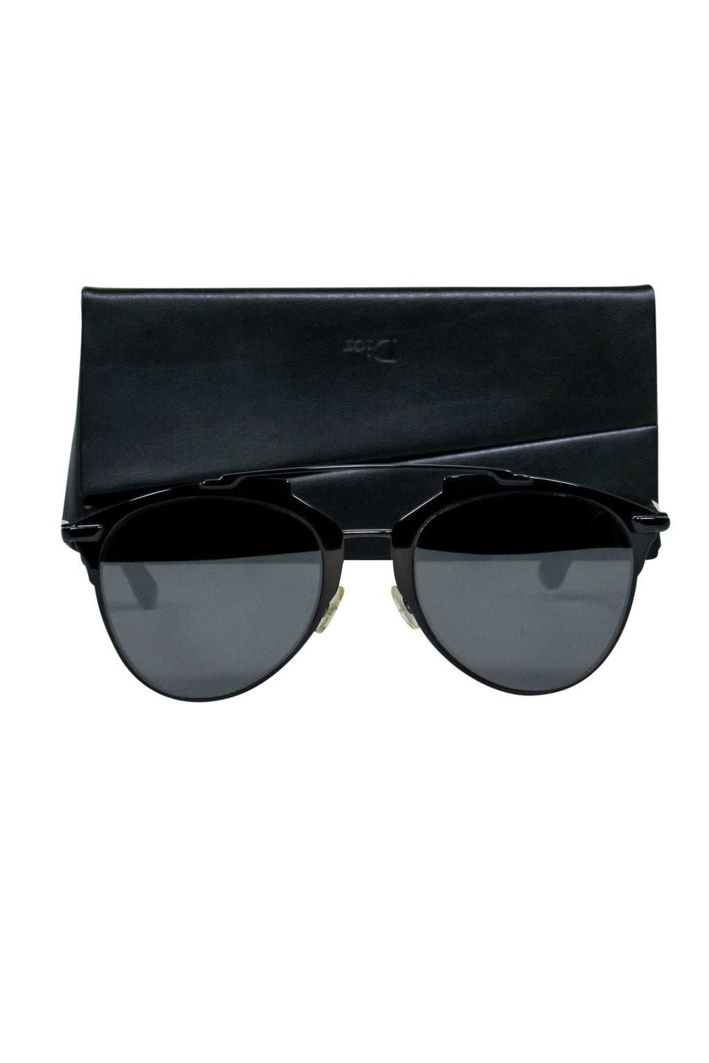 Christian Dior - Black Aviator-Style Sunglasses
