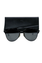 Christian Dior - Black Aviator-Style Sunglasses