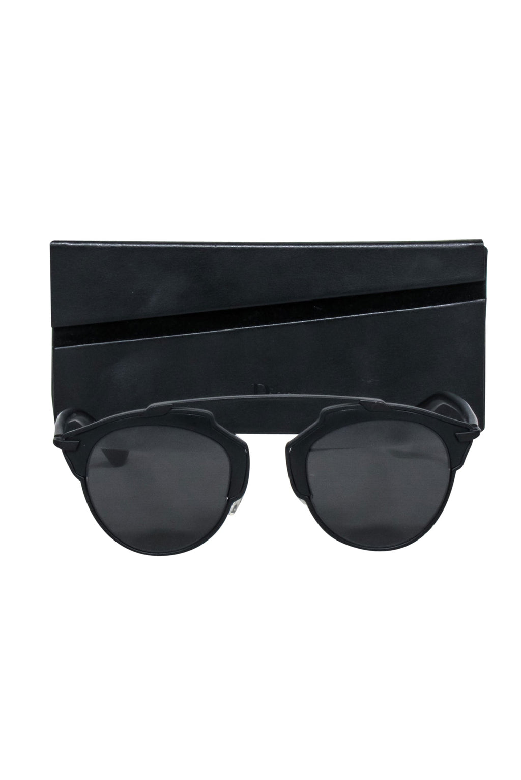 Christian Dior - Black Cat Eye Aviator Sunglasses