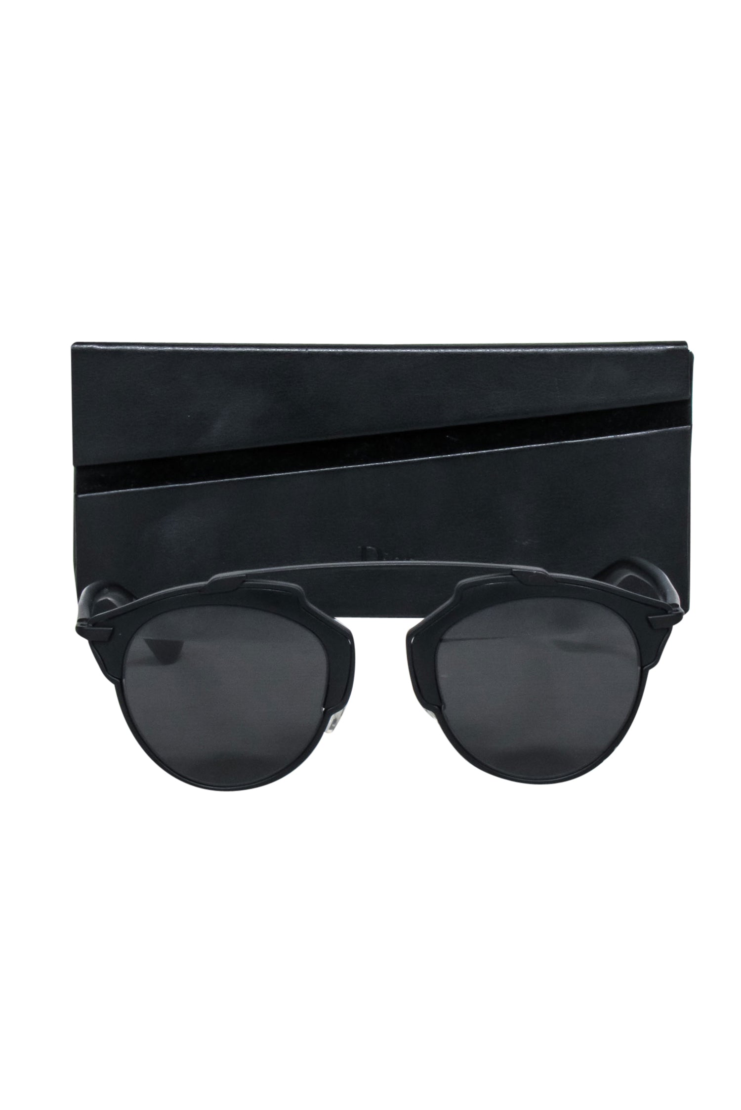 Christian Dior - Black Cat Eye Aviator Sunglasses