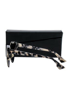 Christian Dior - Black & Cream Tortoise Cat Eye Sunglasses