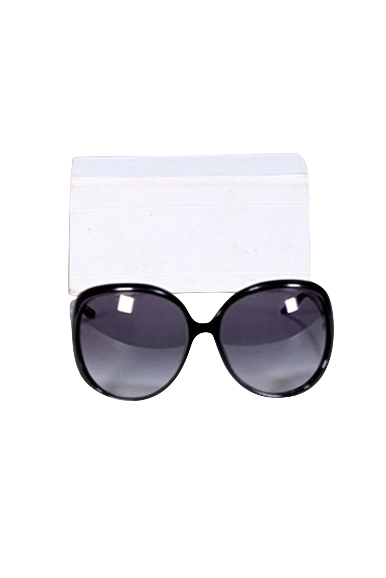 Christian Dior - Black Large Round Sunglasses