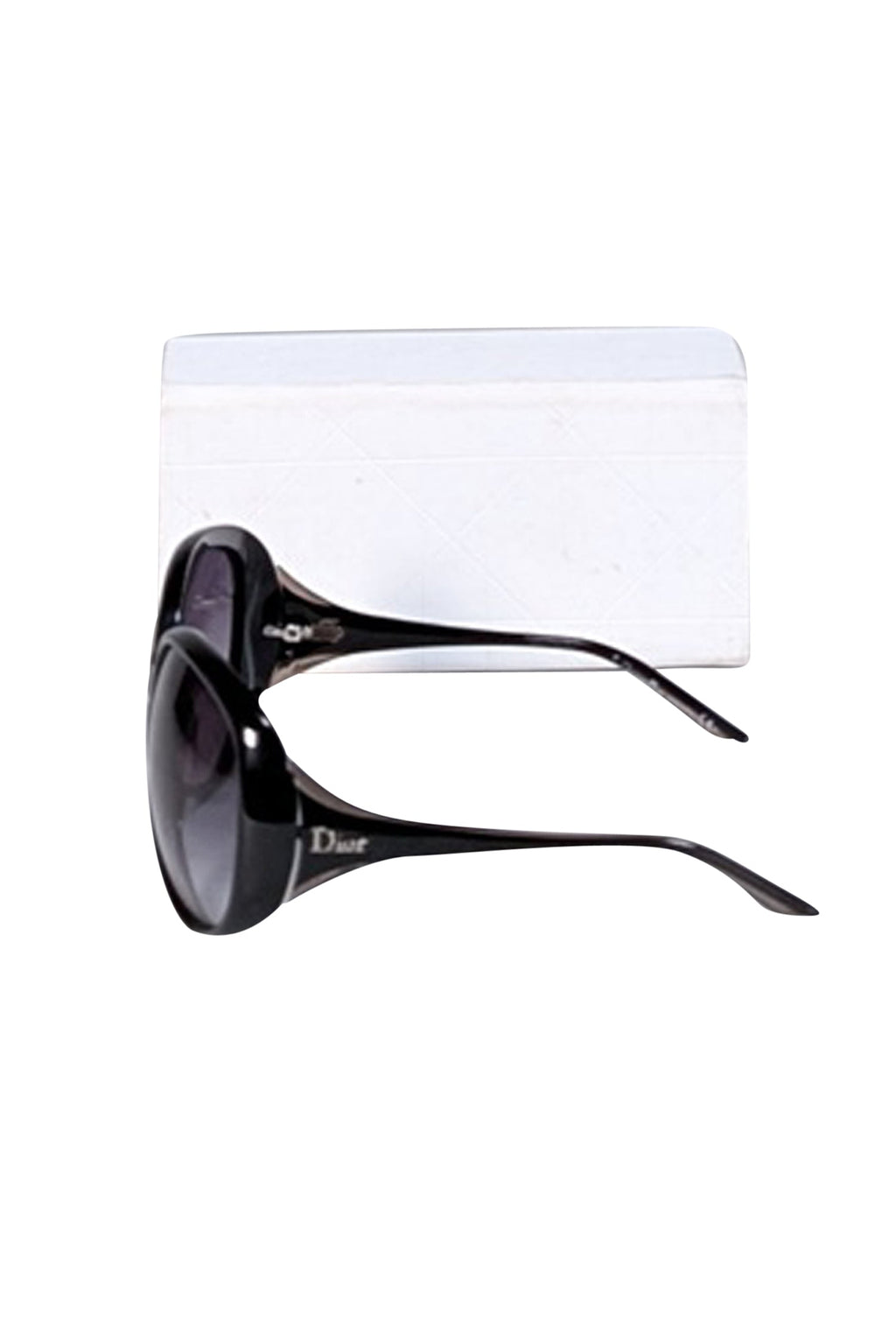 Christian Dior - Black Large Round Sunglasses