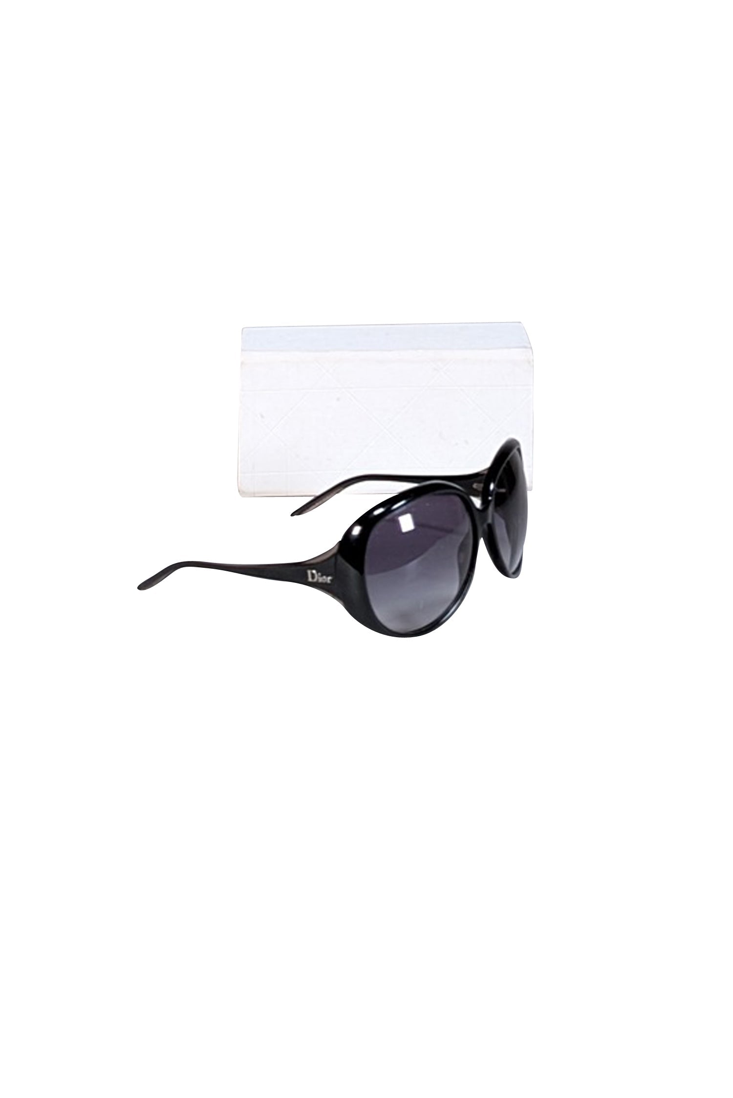 Christian Dior - Black Large Round Sunglasses