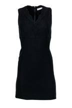 Christian Dior - Black Scalloped Neckline Sheath Dress Sz 6