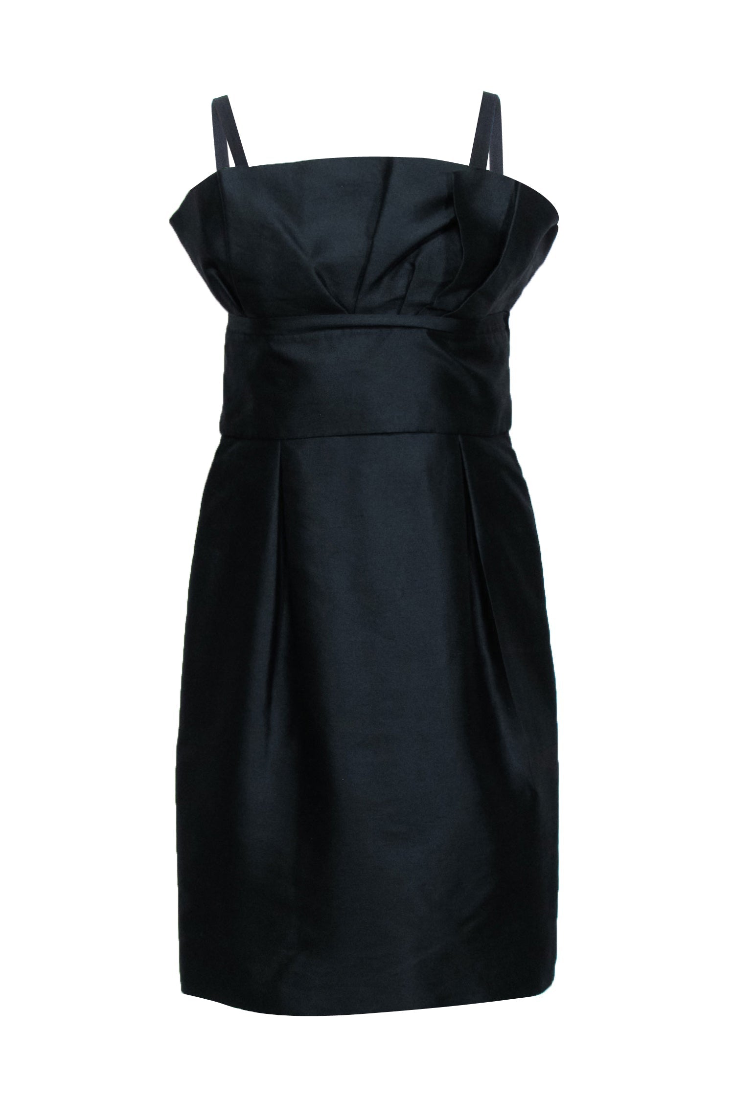 Christian Dior - Black Structured Sleeveless Mini Dress Sz 6