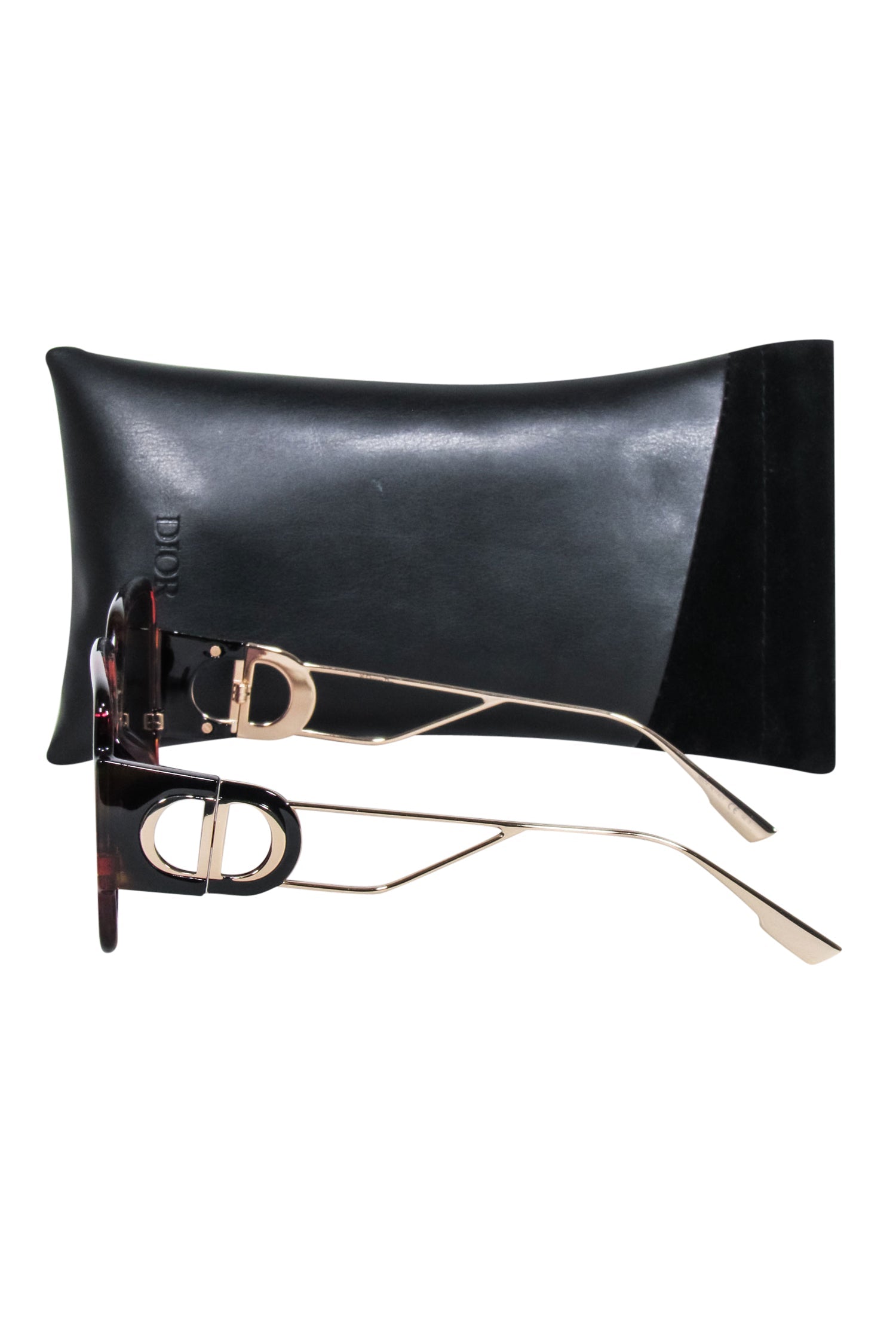 Christian Dior - Brown Tortoise Oversized Sunglasses