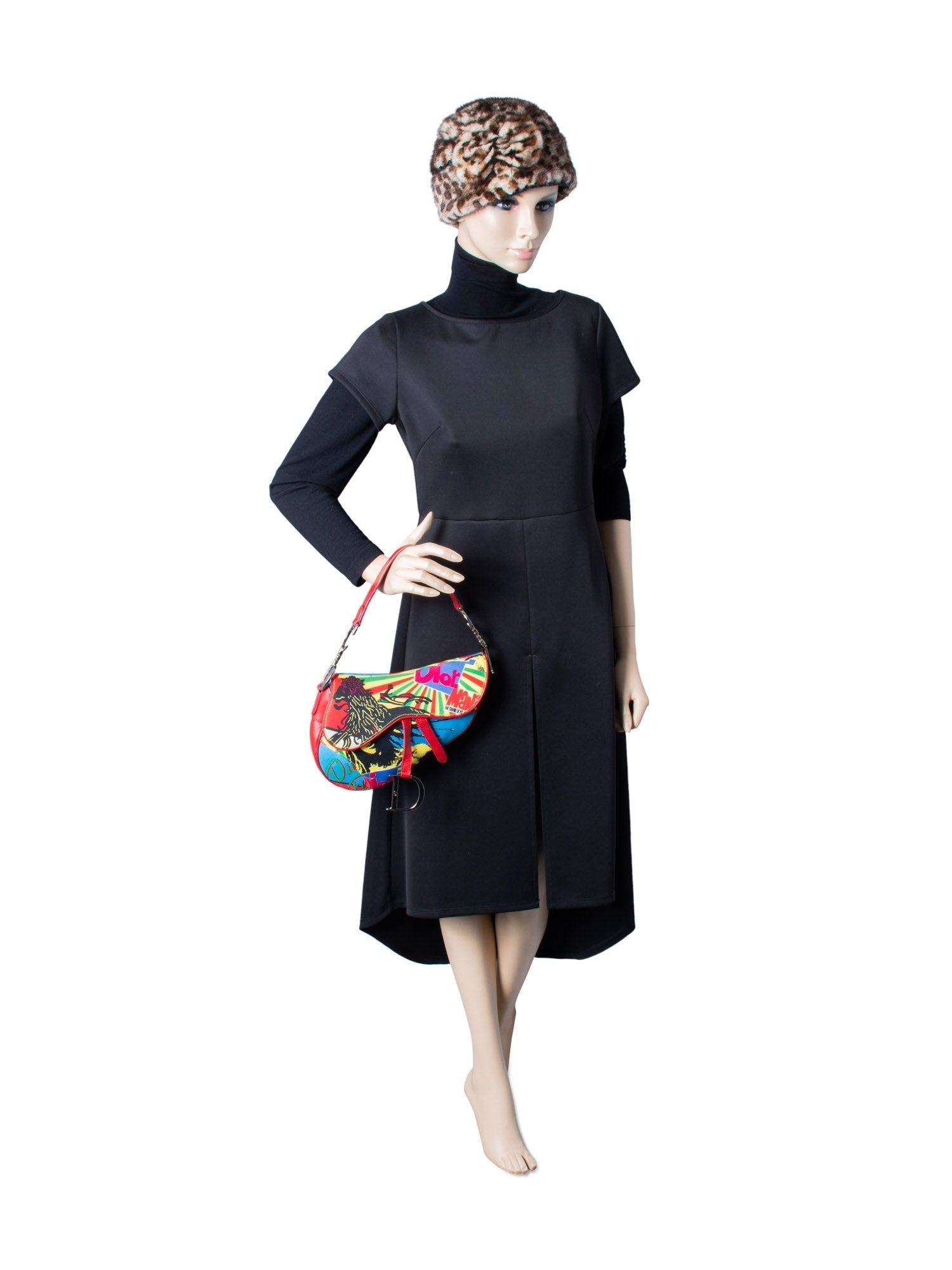 Christian Dior Collectible Rasta Mania Saddle Bag Multicolor
