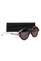 Christian Dior - Gold & Two-Tone Tortoiseshell Sunglasses w/ Pink Mirrored Lenses