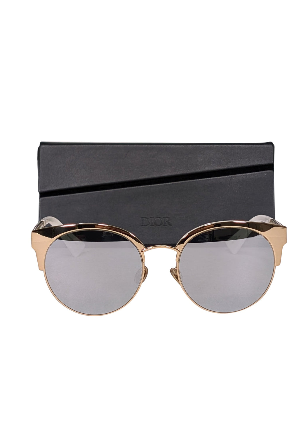 Christian Dior - Gold & White Sunglasses