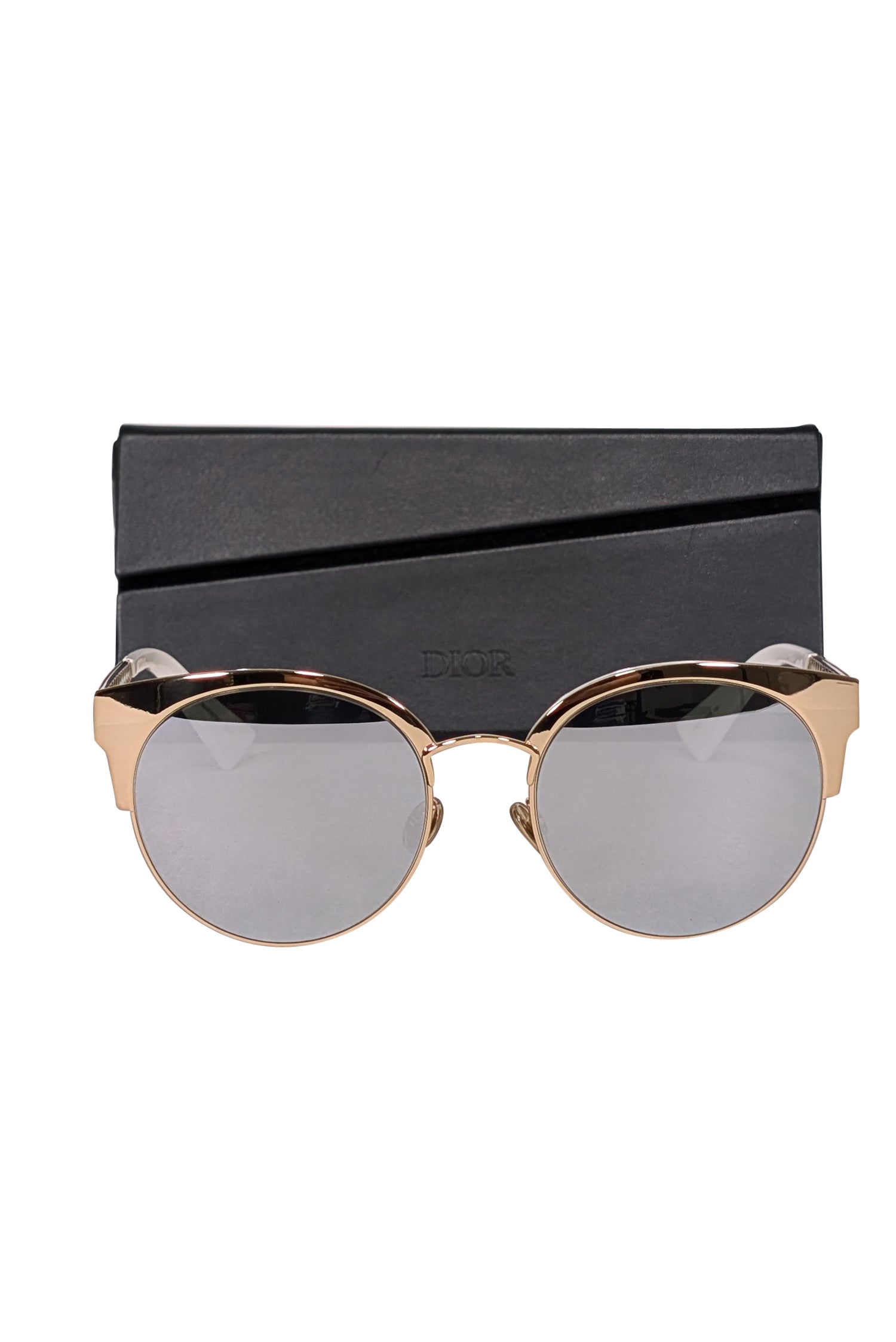 Christian Dior - Gold & White Sunglasses