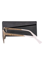 Christian Dior - Gold & White Sunglasses