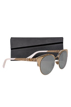 Christian Dior - Gold & White Sunglasses