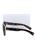 Christian Dior - Grey Large Round Sunglasses w/ Tortoise Legs