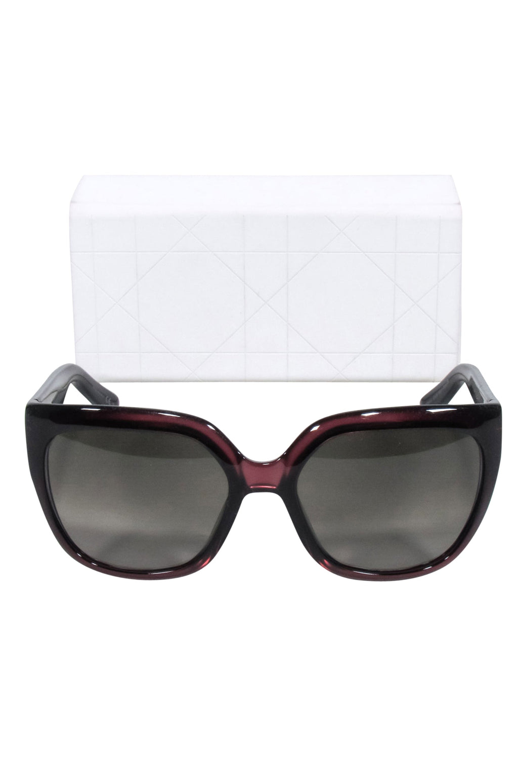 Christian Dior - Iridescent Maroon Large Sunglasses