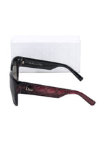 Christian Dior - Iridescent Maroon Large Sunglasses