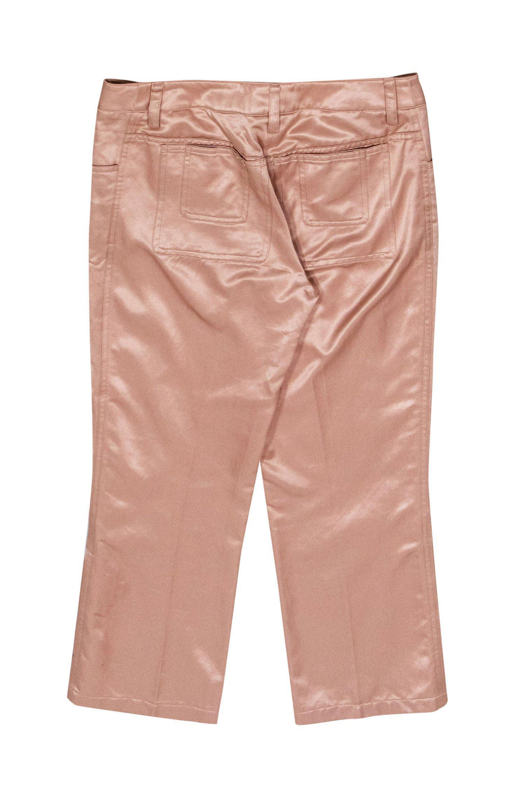 Christian Dior - Light Pink Satin Capri Pants Sz 6